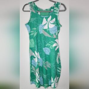 Women's Columbia Midway Bay Green Omni-Freeze Tank Dress Size Small